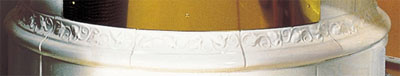Moulure de base du po�le en fa�ence Cronspisen Allmoge 524